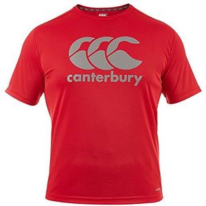 Canterbury Heren T-shirt Vapodri training met grote logoprint
