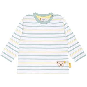 Steiff T-Shirt Langarm T-shirt, Bright White, régulier pour bébé, blanc brillant, Regular