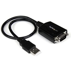 StarTech.com 30 cm USB naar DB9 RS232 seriële adapterkabel - COM-poort geheugen - 1 x DB-9 stekker - 1 x USB A-stekker (ICUSB232PRO)