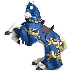 Papo - Paard van de Koning Richard Bleu Le Monde Middeleeuwse figuur, 39339