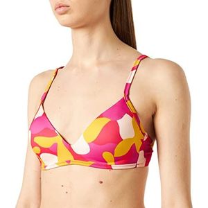 Sloggi Shore Flower Horn P Bikini, voor dames, roze – donkere overall, XXL oversized, Roze - Dark Combinatie
