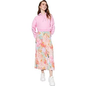 Trendyol Jupe pour femme - Multicolore - Maxi, Très coloré, 64