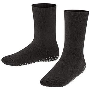FALKE Catpads volledige pluche sokken voor kinderen, katoen/merinowolmix, warme kindersokken met siliconen print en pluche aan de binnenkant, per stuk verpakt, zwart (black 3000)