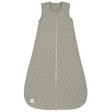 LÄSSIG Sac de couchage bébé toutes saisons sans manches unisexe/Sleeping Bag Interlock Speckles olive, Taille 50/56 0-2 mois