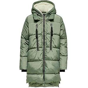 ONLY Onlnora Lange Puffer Coat Cc Otw Damesjas, Sea Spray