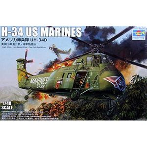 Trumpeter 002881 1/48 H-34 US Marines modelbouwset