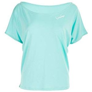 Winshape MCT002 T-shirt met korte mouwen voor dames, modal, ultralicht T-shirt met korte mouwen, Munt