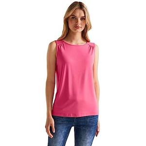 Street One A320127 Basic Top voor dames, zomer, Roze Berry