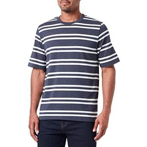 JACK & JONES Jorpalma Stripe Tee SS Crew Neck T-shirt voor heren, marineblauw blazer