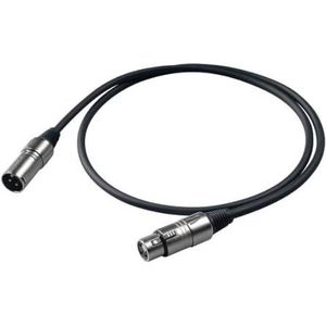 Proel bulk250lu6 6 m XLR (3-polig) XLR (3-polig) zwarte audiokabel