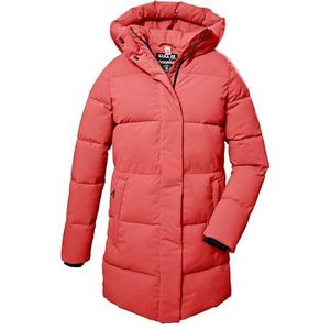 G.I.G.A. DX by Killtec 41337-000 GW 1 WMN QLTD PRK functionele gewatteerde parka met capuchon voor dames, donkerkoraal, maat 38