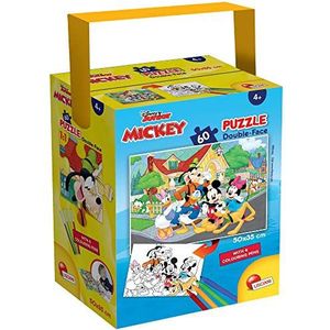 Lisciani Giochi - Disney puzzel in a Tub Mini 60 - Mickey puzzel voor kinderen, 86184