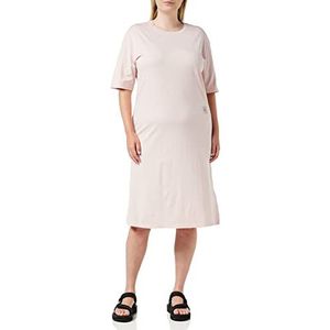 Armani Exchange Midi-jurk voor dames met logo op de voorzijde, Roze