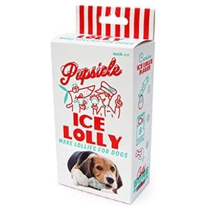 Suck UK Puppy, ijsvorm voor honden, kauwspeelgoed voor puppy's, accessoires voor honden, langzaam voederhuis voor honden, ijsvorm van siliconen, hondensnacks, ijspops