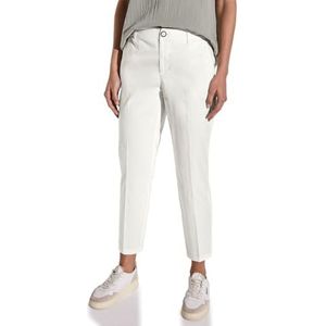 Street One A378680 Chino zachte twill dames, gebroken wit