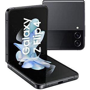 Samsung Galaxy Z Flip4, 5G mobiele telefoon, simkaart niet inbegrepen, Android, opvouwbare smartphone, 512 GB, grafiet, 12 maanden garantie [Amazon Exclusive] - Franse versie