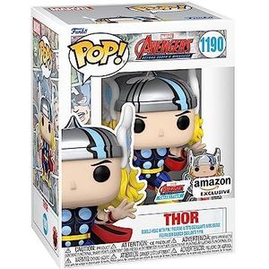 Funko Pop! Marvel: A60 - Comic Thor with Enamel Pin - Marvel Comics - Exclusief Amazon - Vinyl figuur om te verzamelen - Cadeau idee - Officiële producten - Comic Books Fans