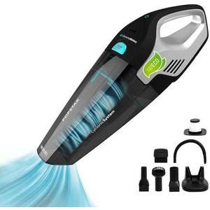 Cecotec Conga Popstar Micro Handstofzuiger, 18,5 V, handstofzuiger, 110 W, cycloontechnologie, zakloos, vast en vloeibaar, 18,5 V lithium-ion batterij, accessoireset, 500 ml tank