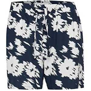 ICHI Casual shorts voor dames, Total Eclipse Flower Print (201163)