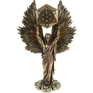 Veronese 708-7423 Aartsengel Metatron-figuur, gebronsd, beeldhouwwerk, standbeeld, engel