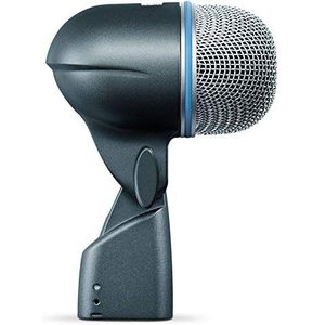 Shure Beta 52A Kick Drum Microfoon – Dynamische Supercardioide microfoon met neodymium-element met hoog vermogen, adapter voor vergrendeling, rooster van duurzaam staal en schokhouder