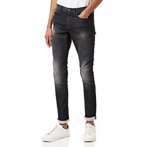 Armani Exchange Super skinny, logo op de tas, jeans voor heren, zwarte jeans, S, Zwarte jeans