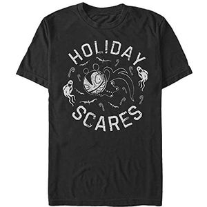 Disney T-shirt à manches courtes unisexe Nightmare Before pour Noël Holiday Scares Doll Organic, Noir, M