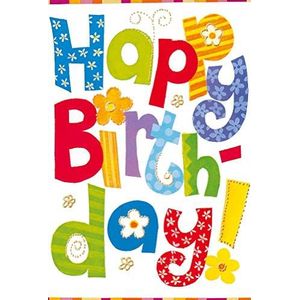bsb - Verjaardagskaart 11,5 x 17,0 cm - Hoogwaardige verjaardagskaart met envelop - Mooie verjaardagskaarten voor vrouwen en mannen - Happy Birthday-kaart inclusief