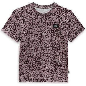 Vans Chrysanthecheetah Ss Crew T-shirt voor dames, Paddestoel