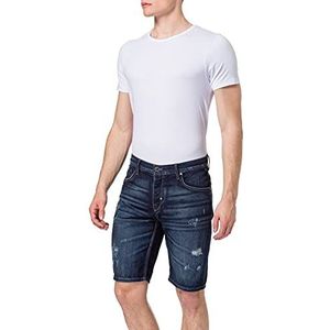 Antony Morato Denim Shorts Slim Baart Herenjeans, Denim blauw