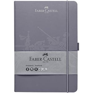 Faber-Castell Notitieboek DIN A5, 145 x 210 mm, papierkwaliteit 100 g/m², FSC Mix, grijs dapple, 1 stuk, 27825