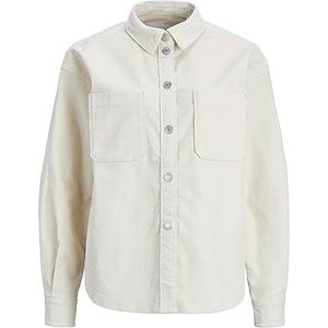 JACK & JONES Jxgelly New RLX Sn corduroy jas voor dames, Bone White, M, Bone White