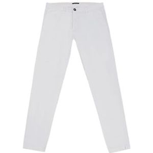 Gianni Lupo TAHOMA-S23 Pantalon Chino, White, 50 Homme, Blanc, Blanc., 42-46