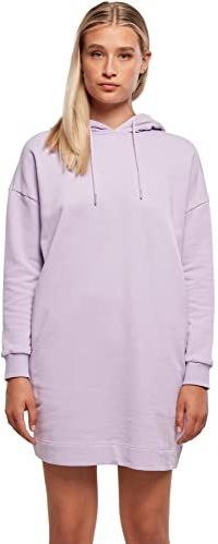 Urban Classics Oversized Organic Fabric Hoody jurk voor dames, Lila.