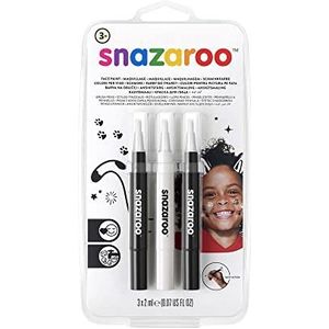 Snazaroo Make-up penseelset zwart en wit