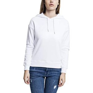 Urban Classics Sweatshirt met capuchon voor dames, wit, XXL, Wit.