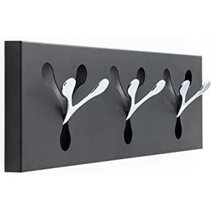 Wink design - Virginia - wandgarderobe - metaal - zwart