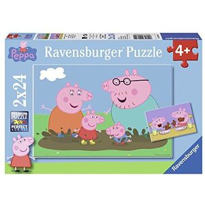 Ravensburger Puzzel Peppa Pig - 2x24 Stukjes - Kinderpuzzel