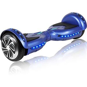 SISIGAD Hoverboard 6,5 inch offroad hoverboards voor kinderen en jongeren, Bluetooth Self Balance Board, 2 motoren van 300 W zelfbalancerend scooter