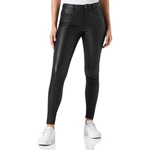 Only Onlroyal-NYA MW Cut SK Coated CC PNT Pantalons Femme, Noir, S - 32L