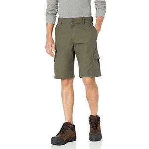 Dickies - Relaxed Fit 11 inch lichte ripstop cargoshorts heren, Rinsed Moss Groen