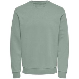 ONLY & SONS Onsceres Crew Neck Noos trainingspak voor heren (1 stuk), ijsberg groen