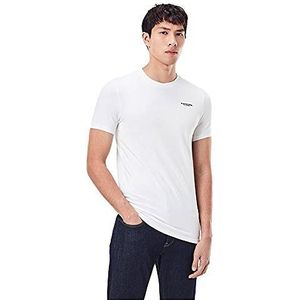 G-Star Raw heren t-shirt Base Slim, Weiß (White C723-110), XL