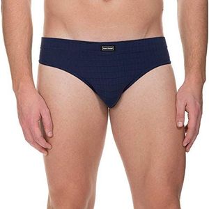 bruno banani heren slip navy geruit (542), XXL, marineblauw geruit (542)