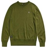 G-STAR RAW Premium Core R Knit Sweater Heren, Groen (donker olijf D21931-b692-c744)