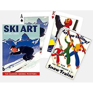 Piatnik - 1497 - speelkaarten - Skiart - 55 stuks
