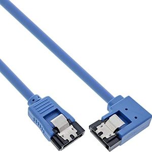 InLine 27705R SATA-kabel, 0,5 m, blauw - SATA-kabel