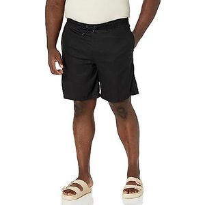 Emporio Armani Men's Superfine Linen Blend Bermuda Short Homme, Noir, L