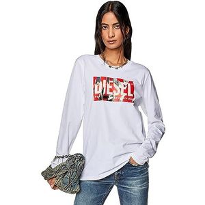 Diesel T-hilary-l1 T-shirt voor dames, 100 stuks.