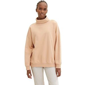 TOM TAILOR Denim sweatshirt dames 27844 zand licht beige l, 27844 - zand licht beige